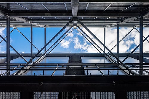 The advanced air-cooling system at the Dublin data center takes advantage of Ireland’s climate to keep our servers up and running.